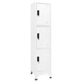 thumbnail image 1 of vidaXL Locker Cabinet White 38x45x180 cm Steel, 1 of 5