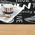 thumbnail image 3 of MeyJey 3 Pcs Kitchen Rug Set , Washable Non Slip Kitchen Mats for Hallway Laundry Room Sink, Black, 3 of 13