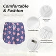 thumbnail image 6 of Picia Cute Pig Pattern Women's 2 in 1 Athletic Running Shorts High Waisted Workout Casual Gym Sweat Shorts with Comfy Liner Zipper Pockets-Medium, 6 of 9