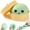 Green, variant on Mystery box smiley dumpling squishy, TPR tear-resistant slow rise, sensory toy for kids adults prizes.