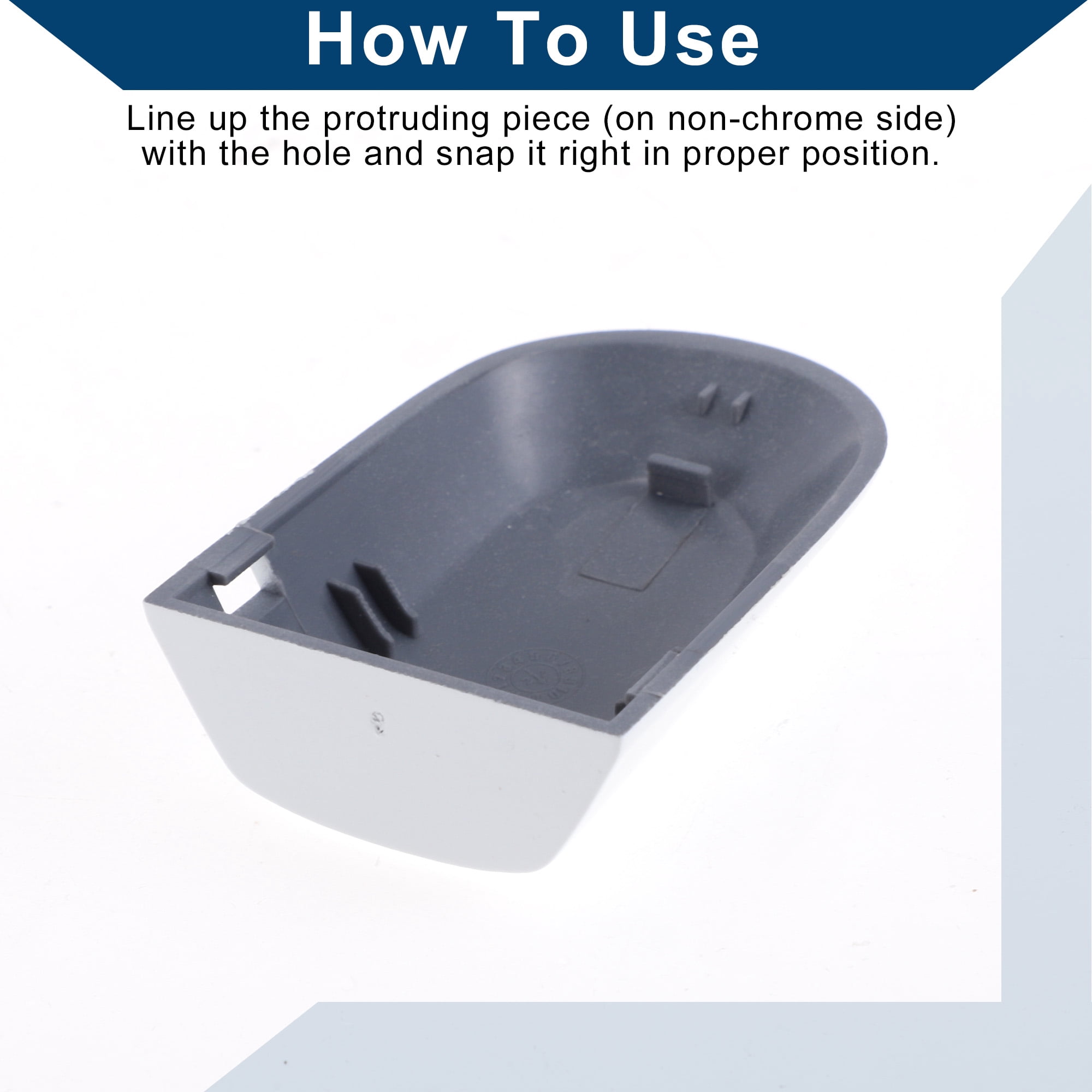 Unique Bargains Front Left Exterior Door Handle Cover for Jaguar XK 2007-2015&XF 2009-2015