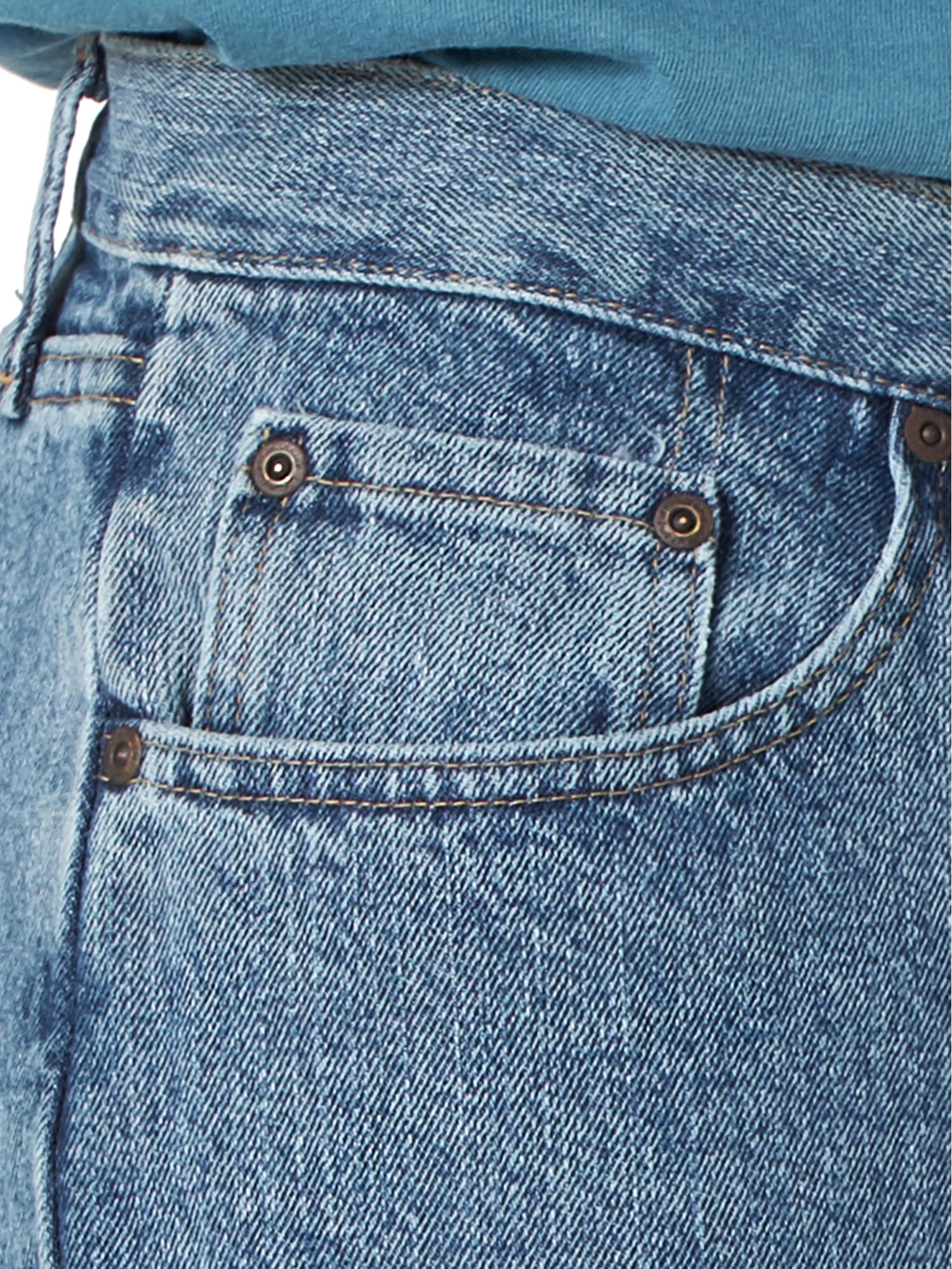Wrangler Men's and Big Men's Regular Fit Cotton Jeans