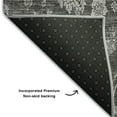 thumbnail image 3 of Addison Rugs Mayfield Washable Transitional Floral Gray Rectangle Rug, 8' x 10', 3 of 6