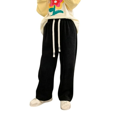

CPNG Joggers Pants Cargo Sweatpants Sweat Long Pants Toddler Kids Baby Girls Cotton Ribbed Leggings Stretchy Basic Ankle Length Harem Pants 5-6 Years