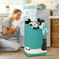 thumbnail image 5 of Yayeee Freestanding Laundry Hamper with Handle Collapsible Large Storage Basket for Clothes, Black Cat and Coffee, 5 of 7
