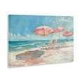 thumbnail image 3 of Stupell Industries Pastel Pink Watercolor Beach Canvas Wall Art, design by LSR Design Studio, 20 x 30, 3 of 7