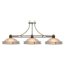 Traditional Style 56" Cosmopolitan 3-Light Billiard Light, Bronze