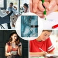 thumbnail image 5 of Premium Faux Leather Notebook - Refillable, Multi-Functional Organizer, 23.3x17cm, All-Season Use，Abstract Marble Pattern, 5 of 6