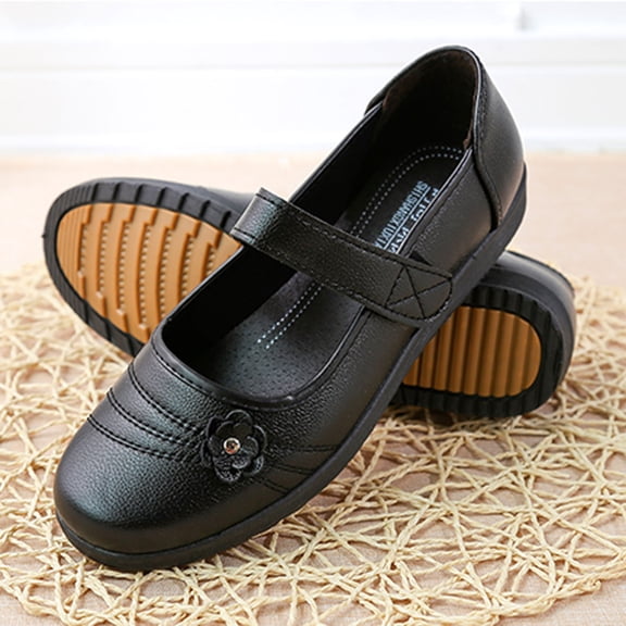 Vedolay Casual Shoes For Women Women's Shoes Loafers & Slip-ons Work Office Dressy Business Shoes,Black 7