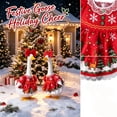 thumbnail image 6 of Christmas Porch Goose Outfit 23 inch Santa Dress with Bow Headpiece Red Holiday Goose Clothes for Front Porch Yard Display Christmas Gift, 6 of 6