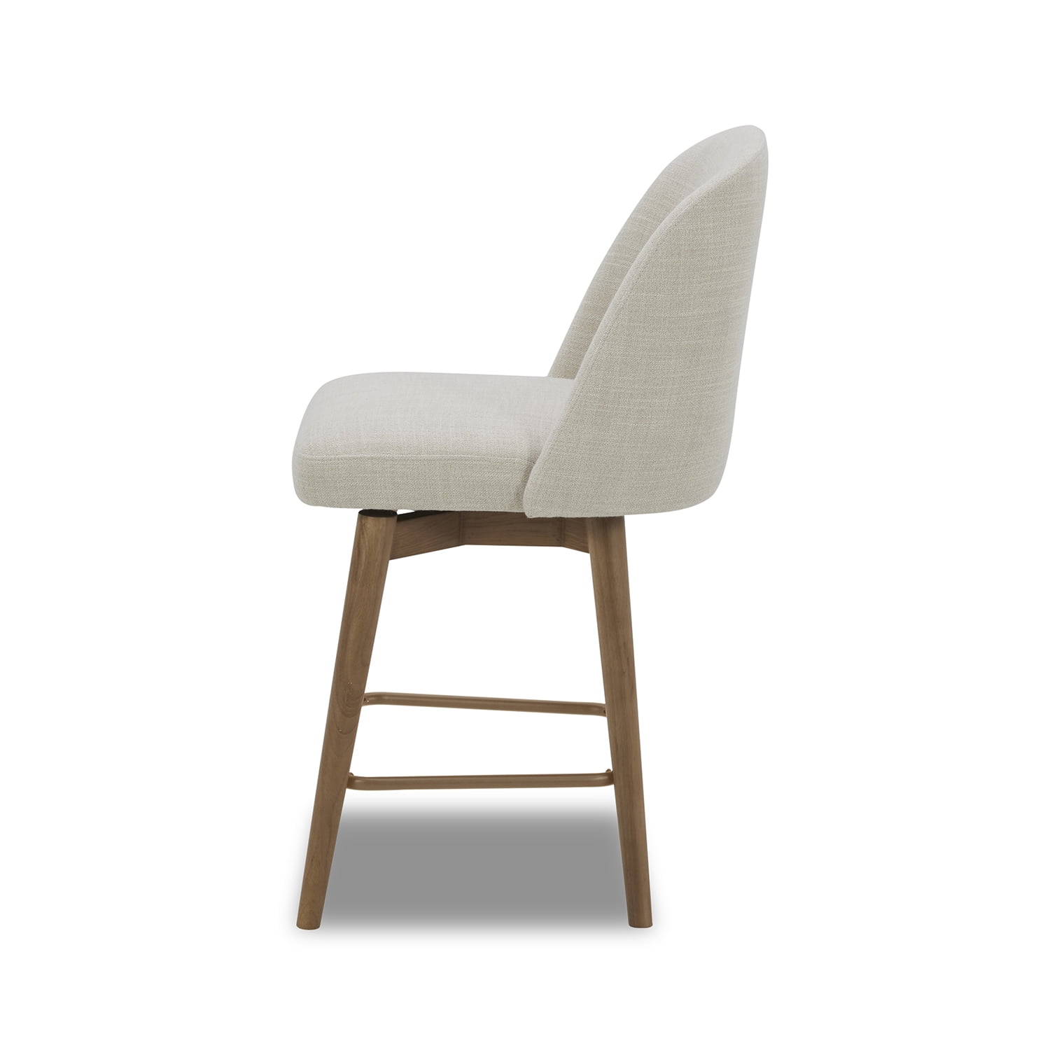 Better Homes & Gardens Springwood Swivel Barstool, Light Honey, Set of 2