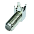 thumbnail image 2 of 10 Pack of F-Type Jack Female bulkhead Right Angle Thru Hole PCB 75 Ohm 531-40066 RF Connector, 2 of 2