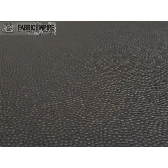 Vinyl Basketball MATTE BLACK Fake Leather Upholstery Fabric / 54" Wide / Sold by the Yard
