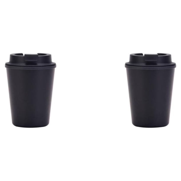 Botella de bebida Bearachild Taza térmica multiusos 350ml Negro 2Conjunto