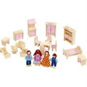 Maxim Enterprise Dollhouse Furniture with Family Play Set, 22 Accessories