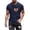 #01 Navy, variant on Busydd Pride Shirt Men LGBTQ Proud Rainbow Heart Graphic Tees Casual Comfy Short Sleeve Cotton T Shirts for Man Lightweight Versatile Round Neck Summer Tops L