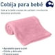 thumbnail image 2 of Cobija para Bebé Bluelander 2 piezas Rosa pastel, 2 of 5