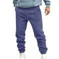 thumbnail image 1 of aidice Men's Cinch Bottom Sweatpants Fall Elastic Waisted Drawstring Athletic Workout Gym Joggers Pant with Pockets, 1 of 5