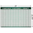 thumbnail image 3 of Fantasy Football Draft Wall Poster with Push Pins, 22.375" x 34", 3 of 5