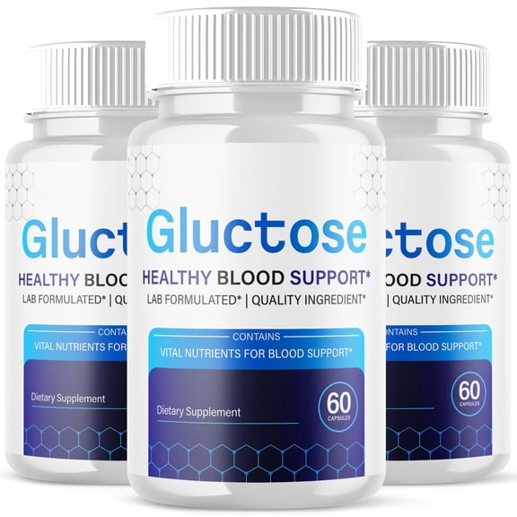 Gluctose Blood Support Pills Advanced Formula Vitamin Supplement 180 Capsules