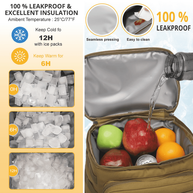 Backpack Cooler,Soft Lightweight Leakproof Cooler Backpack  display picture 2