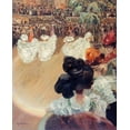 thumbnail image 2 of Abel-Truchet, Louis 20x24 White Modern Wood Framed Museum Art Print Titled - Quadrille at the Tabarin Ball, 2 of 4