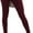 Burgundy, variant on ToBeInStyle Women's Skinny Fit Cotton Full Length Leggings Tights - Regular and Plus Sizes