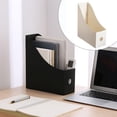 thumbnail image 5 of Magazine File Book Holder Desktop Organizer Vertical Document Paper Folder Organization , Beige, 5 of 8