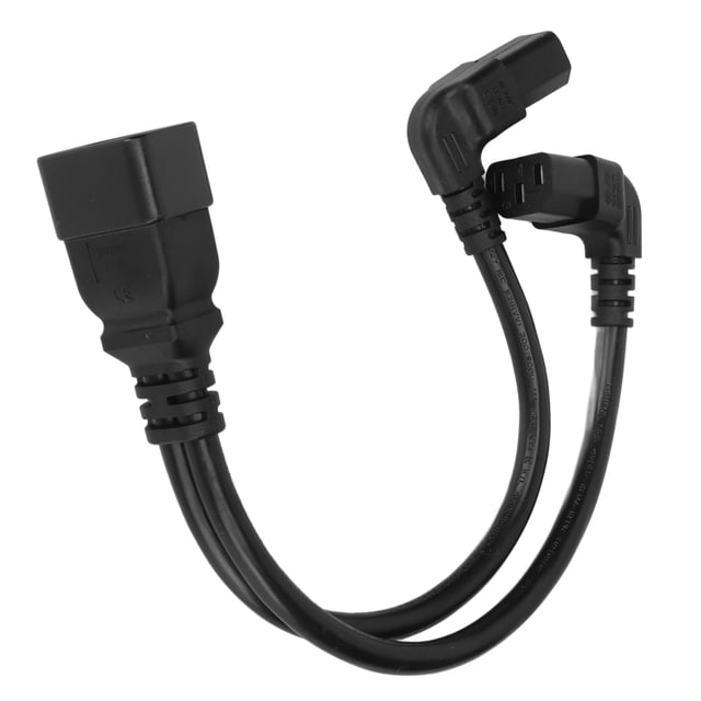 Cable de alimentación dual IE, IEC320 C20 a cable de alimentación dual IE Cable dual IE Instalación sencilla