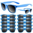 thumbnail image 1 of Paquete de 12 Anteojos de Sol Neon ASTARON Color Celeste, 1 of 8