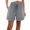 Gray, variant on Womens High Waist Casual Shorts 2026 Summer Drawstring Cotton Shorts for Women Trendy(Navy,XXL)