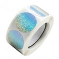 thumbnail image 4 of Rollo de etiquetas redondas decorativas Macarena 1 pulgada Azul claro, 4 of 8