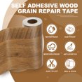 thumbnail image 4 of Uxcell Ruban de Réparation Grain de Bois Auto-Adhésif, Patch de Réparation Grain de Bois Réaliste Multi-Usage pour Meubles Grain 33'x 3 Pouces, 4 of 7
