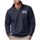 thumbnail image 1 of Blusa y camisa de manga larga con cuello alto para hombre, sudadera con capucha estampada, jersey deportivo con media cremallera, blusa de manga larga con cuello alto para hombre, blusa de poliéster, 1 of 4