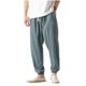 thumbnail image 2 of Ceisia Men's Breathable Loose Tapered Casual Pants with Elastic Drawstring Waist Light Blue M Gifts, 2 of 9