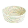thumbnail image 5 of Cotton Rope Storage Basket – Decorative Organizer for Bathroom, Kids Room, Toys & Clothes, Foldable Gift Basket for Easter, Christmas, Birthday, 5 of 7
