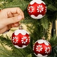 thumbnail image 5 of 6/30 piezas de bolas navideñas de colores de 6 cm, adorno colgante para árbol de Navidad, decoración para fiesta de Año Nuevo en el hogar, bola navideña festiva, 5 of 5