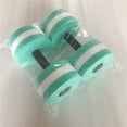 POETANCE 2pc Barbells Exercise Dumbbells Hand Water Dumbbells Eva hex-rubber-dumbbell-5-kg-dubai