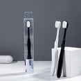 thumbnail image 2 of Wosthever Cepillo de peludo para baño, cepillos de de fácil agarre, cuidado de adultos, herramienta de limpieza bucal de Juegos de accesorios de baño Blanco, 2 of 6