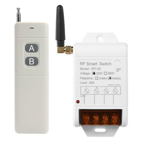 

AK-WT02 220V 433MHz Switch Transmitter Wireless AB Buttons Remote Control
