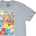 thumbnail image 4 of Nickelodeon Men's Gray T-Shirt with Ren & Stimpy, Hey Arnold, and more (Medium), 4 of 4