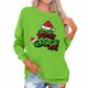 thumbnail image 1 of Pijama navideño del Grinch - Sudadera navideña para mujer Merry Grinchmas, lindo jersey navideño rosa, top informal de manga larga, pijama del Grinch, ropa del Grinch para mujer, 1 of 5