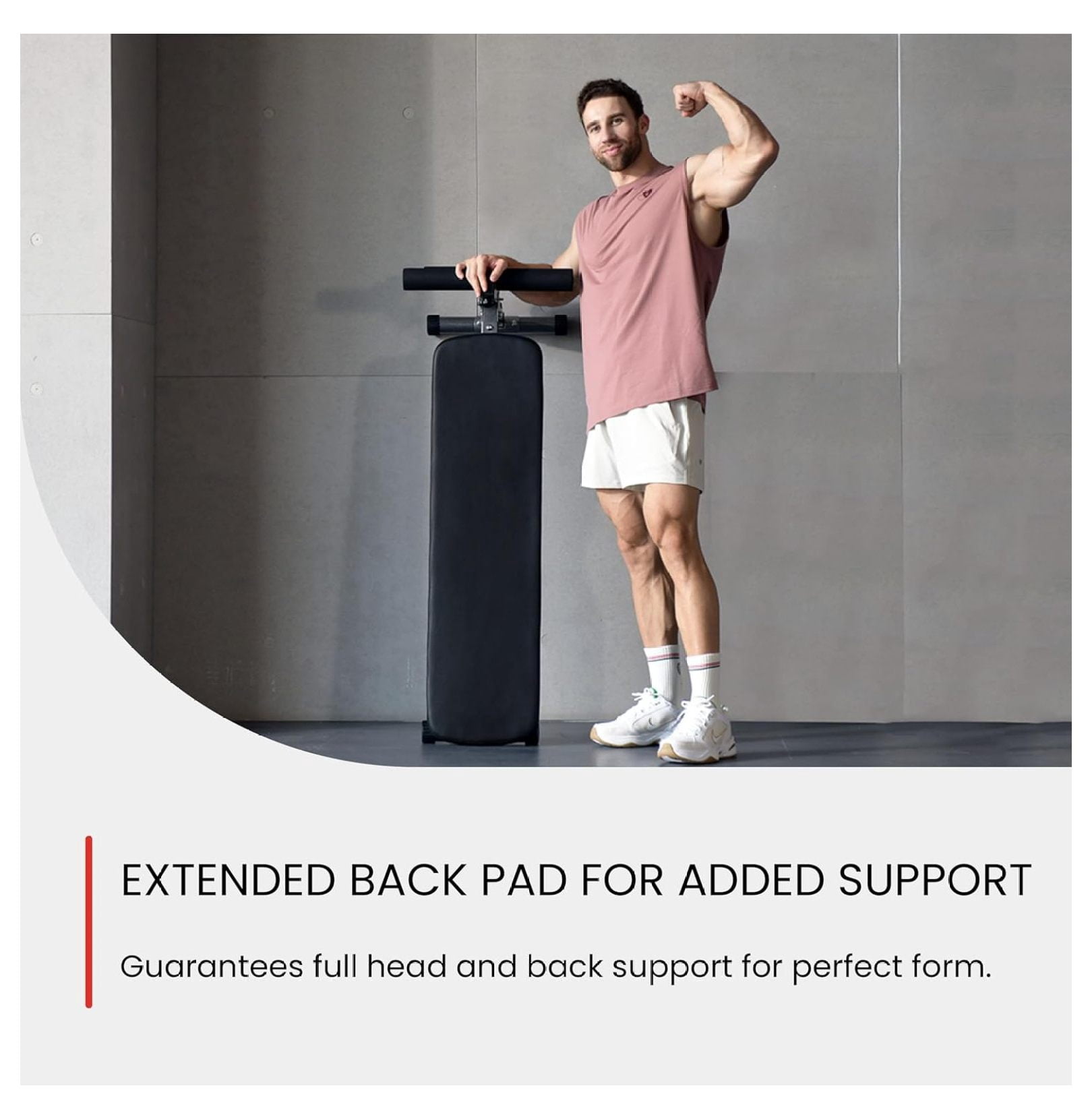 Finer Form Gym-Quality Adjustable Sit Up Ab & Decline Weight for Home Gym Strength Training.
