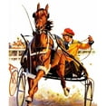 thumbnail image 2 of Marmont Hill Harness Race by Maurice Bower Painting Print on Canvas, 2 of 7