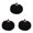Grey, variant on 3 Pcs Halloween Decorations Thanksgiving Pumpkins 2.75 x 2.36 Inch, Soft Flocked Pumpkin Decor, Super Soft Stuffed Autumn Home Party Decorations