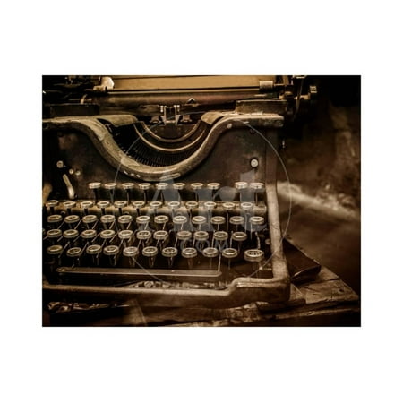Old Rusty Typewriter Print Wall Art By NejroN (Best Way To Photograph Old Photos)