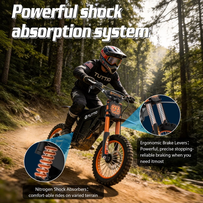 TUTTIO Soleil 01 Electric Dirt Bike for Teens 13+ 3000W 200N¬∑m