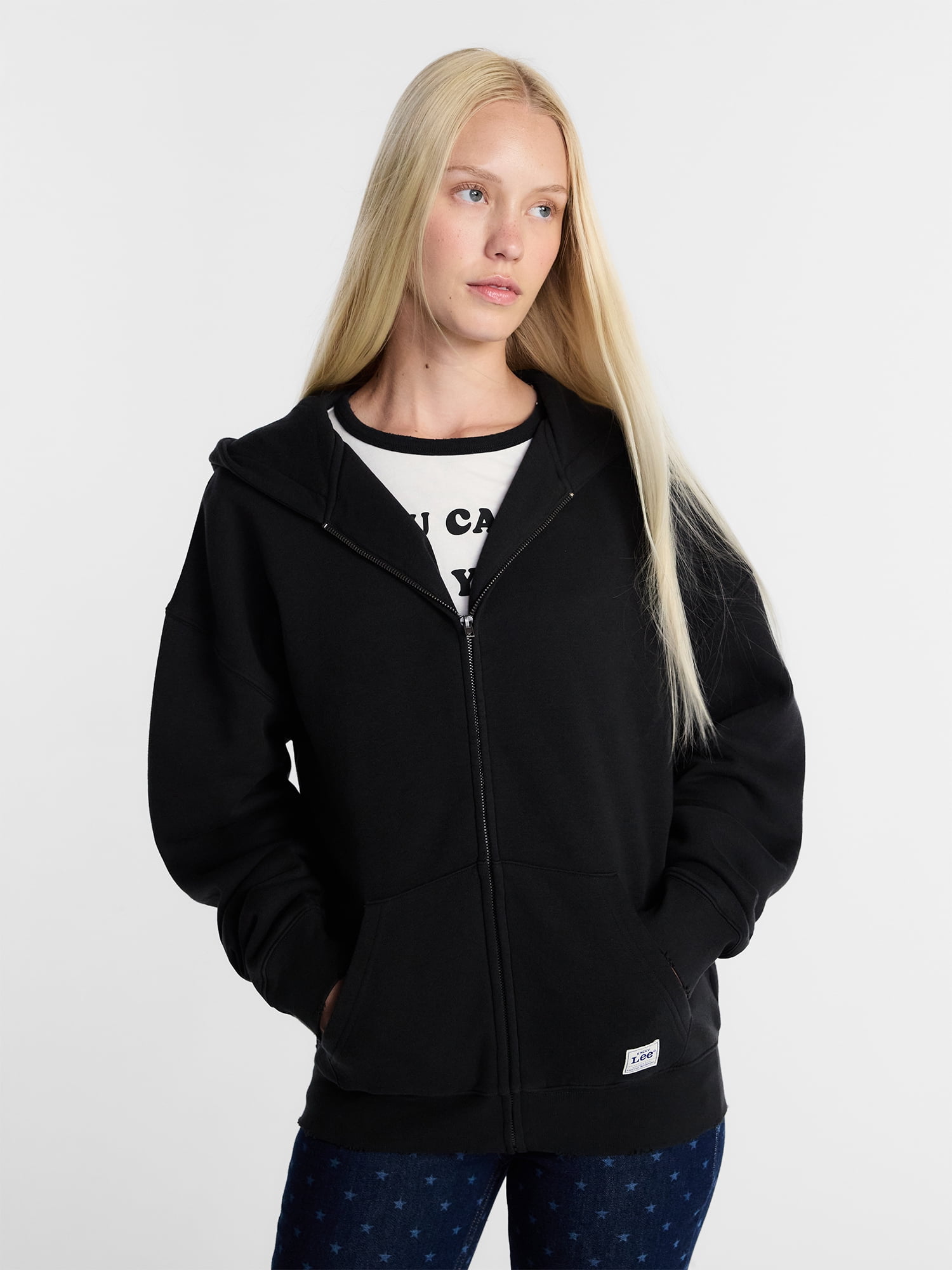 Kacey Lee Women's Texas is Hot Fleece Zip Up Hoodie with Long