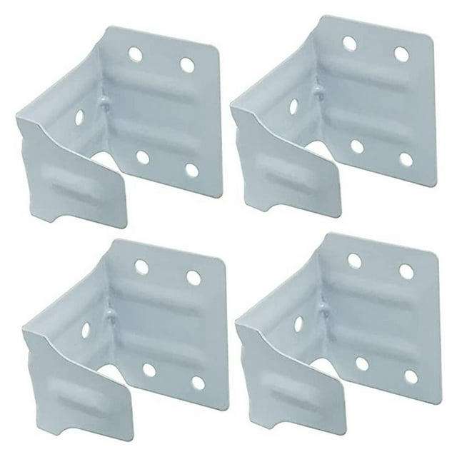 Naiovety 4x Durable Blinds Center Support Bracket Iron Holder for Wood Faux Blinds Tratamientos de ventanas