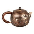 thumbnail image 1 of DOLITY Copper Kettle Handmade Tea Ceremony Tea Kettle for Outdoor Hiking Restaurant pattern, 1 of 9